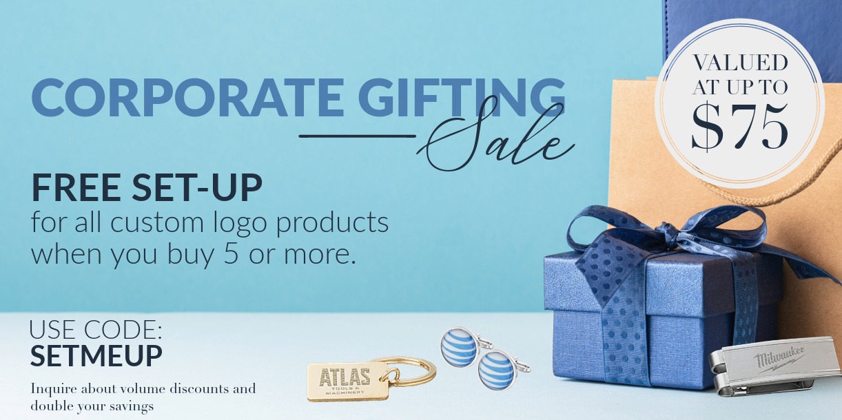 Corporate Gifting Sale | Free Set Up On Custom Logo Products